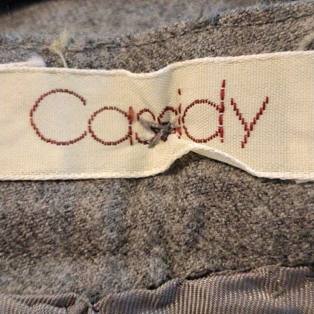 Vintage Cassidy Gray Wool Skirt - Picture 6 of 8